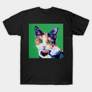 Oreo - Calico Cat Painting T-Shirt